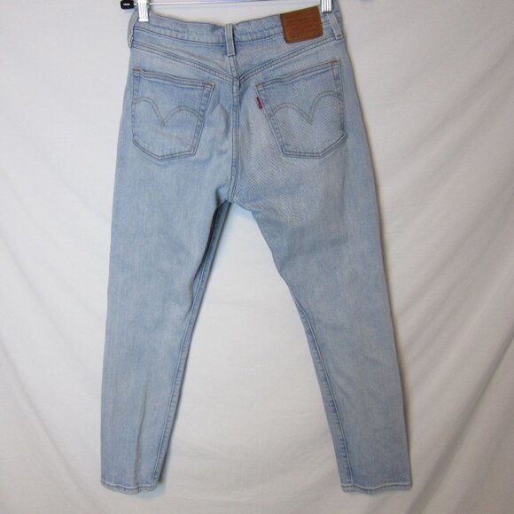 Levi's Jeans Original Fit Straight Leg Light Wash Blue Casual Women's 27 Short - Picture 5 of 8